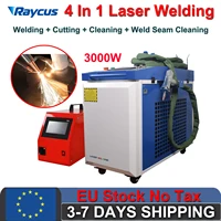 3000W Raycus Fiber Laser Welding Handheld 4 in 1 Welding Cleaning Cutting Soldering Machine CNC Welder for All Metal EU Ship 1