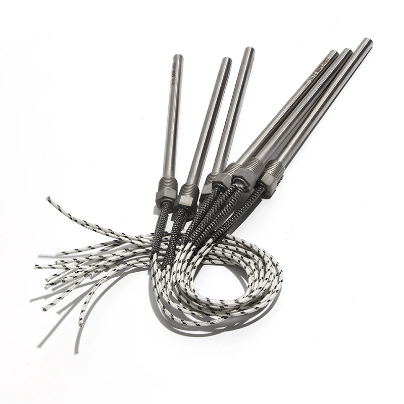 Elemento 6012.8 w mm x 50250 mm do Calefator do Cartucho da Linha de 12v 24v 36v 48v Dn8 200 mm para a Maquinaria Quente 1pc do Molde da Compressão