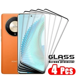 High-Definition Curved Screen Protector, 9H Glass, for Honor Magic 6 Lite (1/2/3/4 Pack) (4 Front Glass)