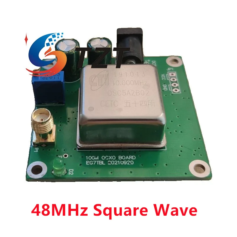 

TZT OCXO Frequency Standard Oven Controlled Crystal Oscillator High Quality RF Accessory with SMA Connector