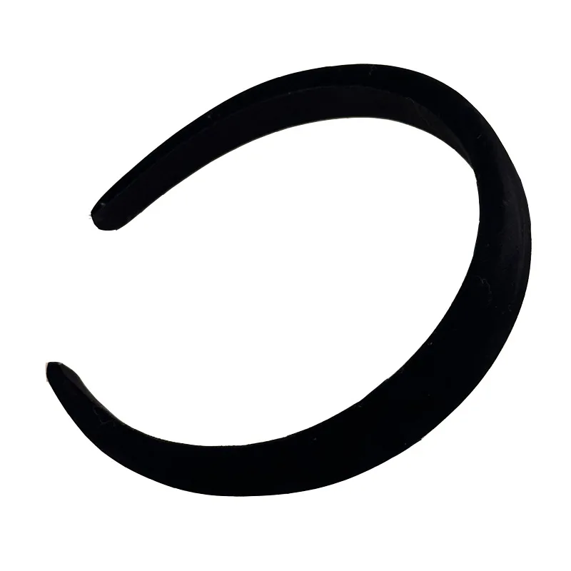 Elegant Vintage Black Headband for Women - Korean-Inspired Hair Accessory and Fashionable Gift