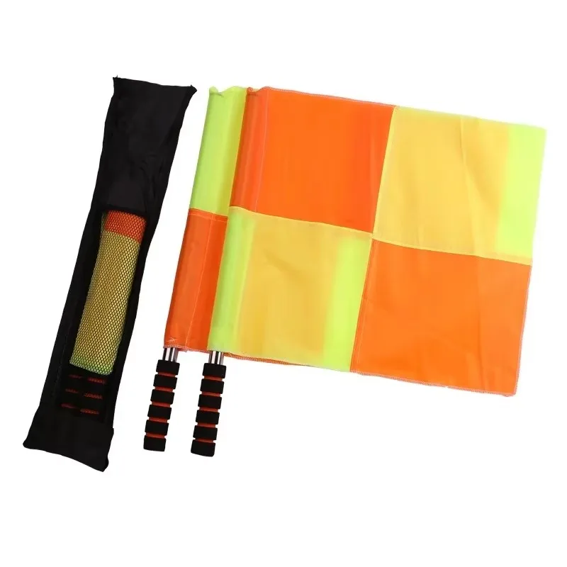 Soccer Referee Set Flag Whistle Red Card Yellow Card Pick Edge Kit Sport Training Tools