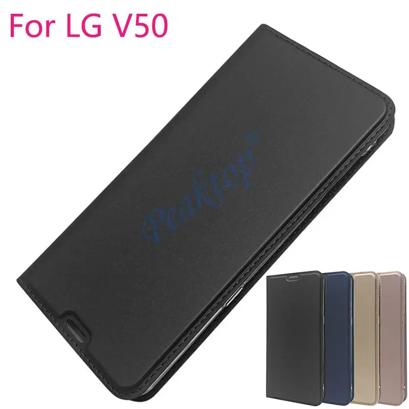 Per Lg V50 Custodia Cover Custodia Magnetica Per Telefono Per Lg V50 Custodia A Portafoglio In Pelle Di Alta Qualità Per Lg V50
