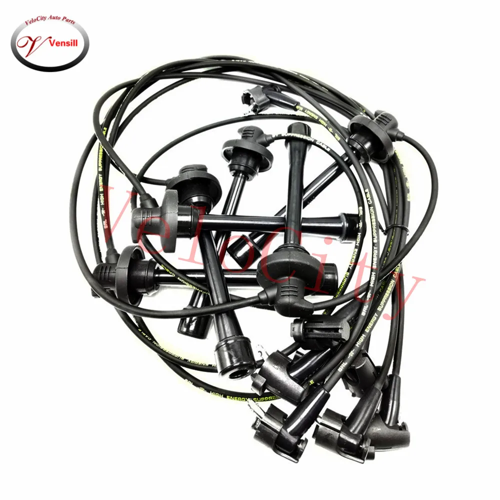 Ignition Cable Set Spark Plug Wire Set For 1990-1997 Toyota Land Cruiser Lexus LX450 4.5L Part No# 90919-21557 9091921557 5604