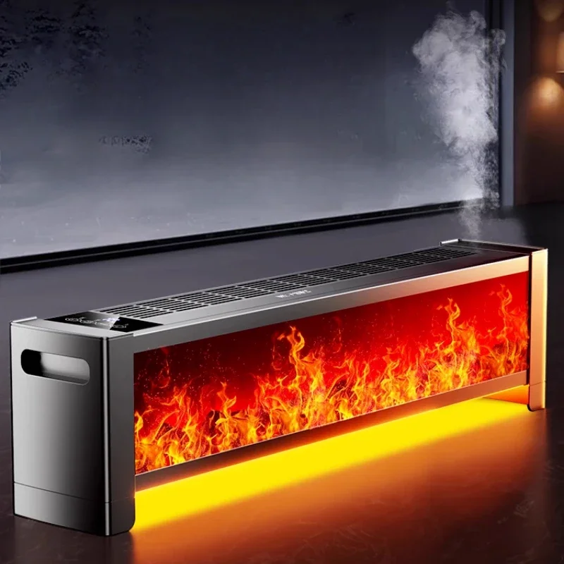 Graphene Quick Heater Smart Adjustable Fan Energy-Saving Heating Device Mist Humidifying Fireplace High-Efficiency Heater