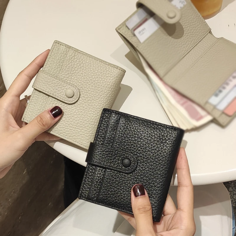 Women Ladies Leather Short Wallet Credit Card Holder Purse