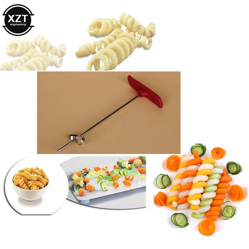 Vegetables Spiral Knife Potato Carrot Cucumber Salad Chopper Easy Spiral Screw Slicer Cutter Spiralizer Kitchen Tools 1pc kitchen gadgets