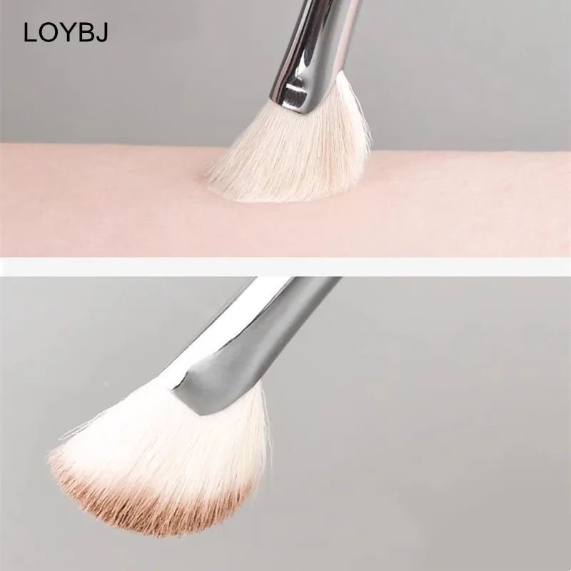 LOYBJ 3D Nose Shadow Brush V Face Contour Makeup Brushes Soft Hair Blush Highlight Powder Cosmetic Women Facial Beauty Tools view 4