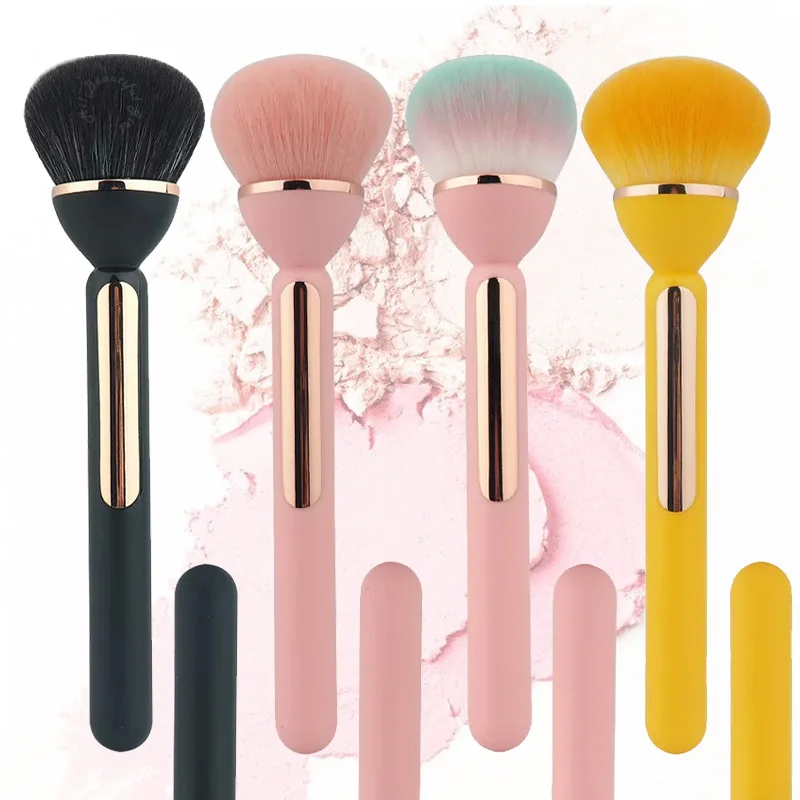 Soft Fluffy Loose Powder Brush Imitation Wool Fiber Large Foundation