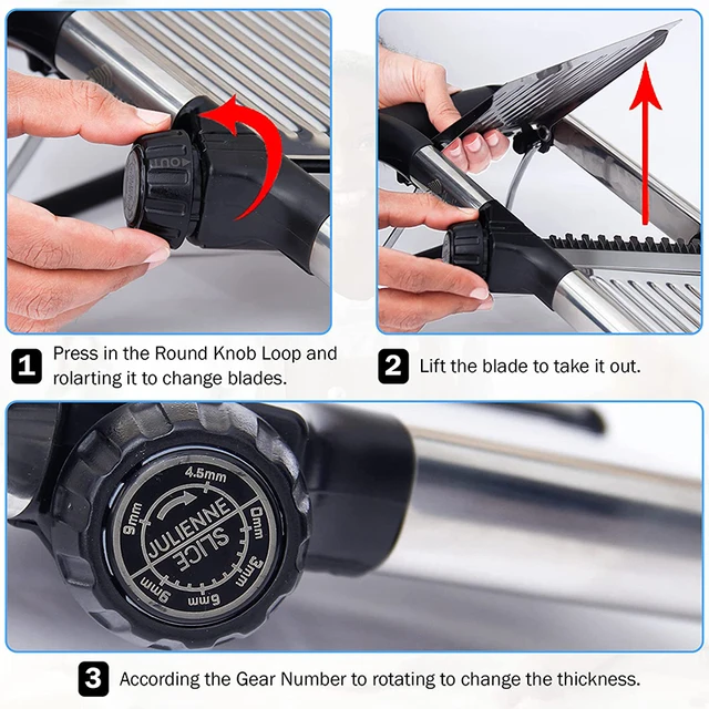 Smart Adjustable Mandoline Slicer 4