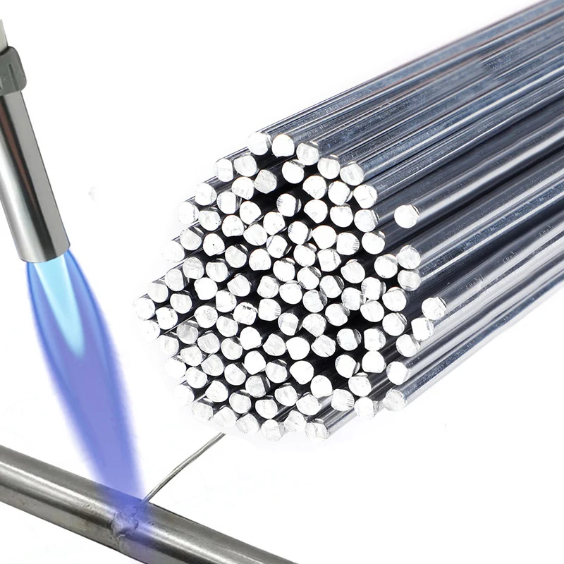 plastic welding sticks Easy Melt Aluminum Welding Rods Cored Wire Weld Rod Solder for Aluminum No Need Powder Low Temperature stick welding electrode holder