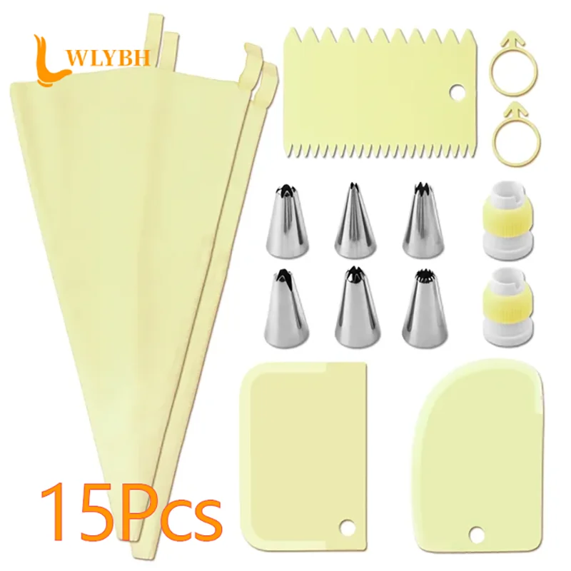 15Pcs/Set Cake Decorating Nozzle Set