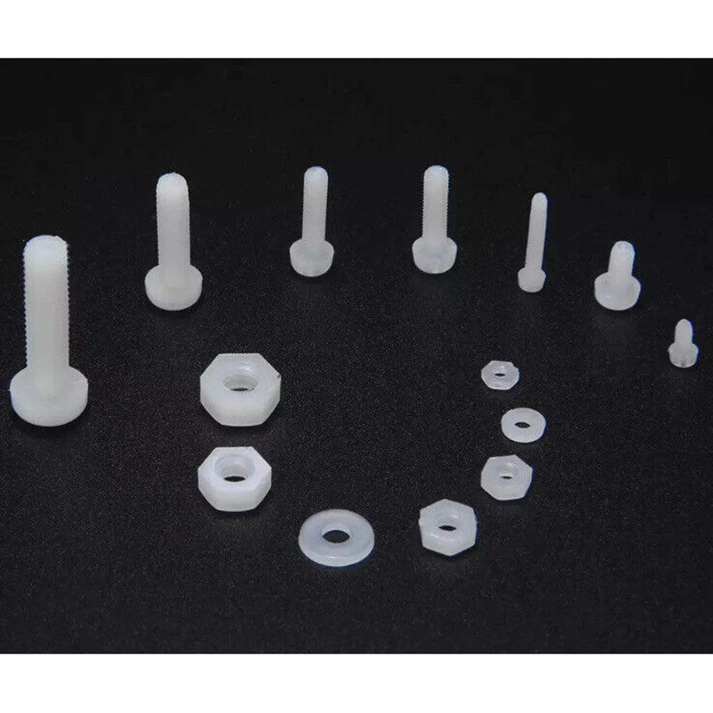 150Pcs Assorted M2 M2.5 M3 M4 M5 Nylon Plastic Hex Philips Screw Bolt Nut Spacer