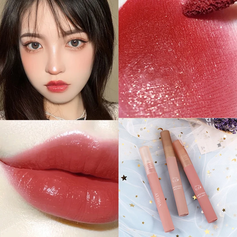 

Искусственный бархатный матовый блеск для губ, стойкая антипригарная чашка, тинт для губ, косметика с пигментом для макияжа, 6 цветов