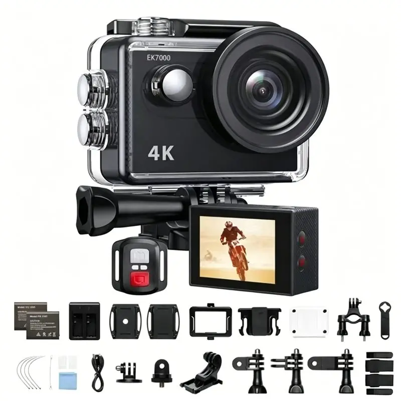 AS95-EK7000 4K30FPS 20MP Wifi 액션 카메라 방수 수중 카메라 원..