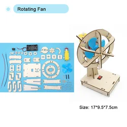 DIY Science Experiment Educational Toy Kit - Hands-On Craft & Technology Project (Rotating Fun)