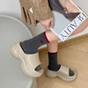 Chunky Platform Slippers for Women Summer Non-Slip Thick Bottom Sandals Woman 2025 Solid Color Wedge High Heel Slides Female 1