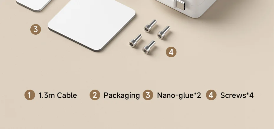 Unidirectional Retractable USB C Cable 100W Fast Charging