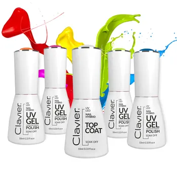 Clavier 럭셔리 매니큐어, 10 ml 클래식 매니큐어, 매니큐어용 내구성 반짝이 젤 바니시, 다채로운 광택