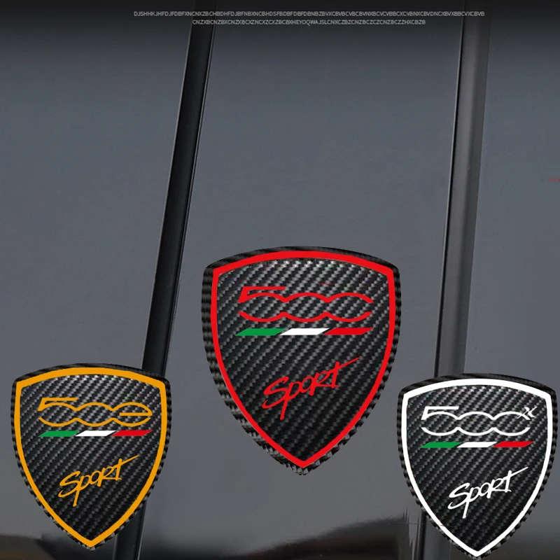 1Pc-Car-Body-Sticker-For-Fiat-Abarth-500-500X-500e-500L-Auto ...