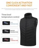 27 Zone Heating Vest Jacket Men's Winter USB Smart Electric Sleeveless Jacket Self-heating Clothes Women's Snow Warm Padded Coat 4