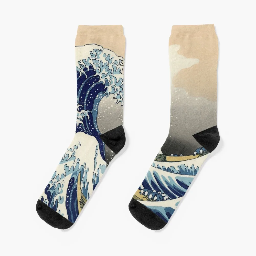 

The Great Wave off Kanagawa, The Wave Socks funny gifts crazy valentine gift ideas Men's Socks Luxury Women's