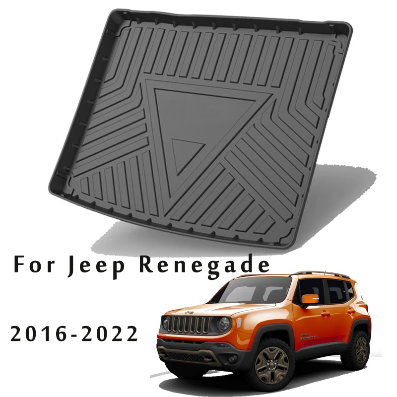 Auto Specializzata Per Accessori Jeep Renegade 2016- 2021 Cuscinetti Impermeabili Tpo Trunk Cargo Liner Floor Car Trunk Mat
