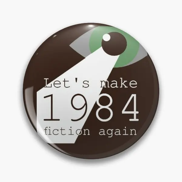 

Мягкая булавка-пуговица Let Is Make 1984 для фантастики, подарок для любимых, креативная металлическая Женская бижутерия, смешная Милая брошь