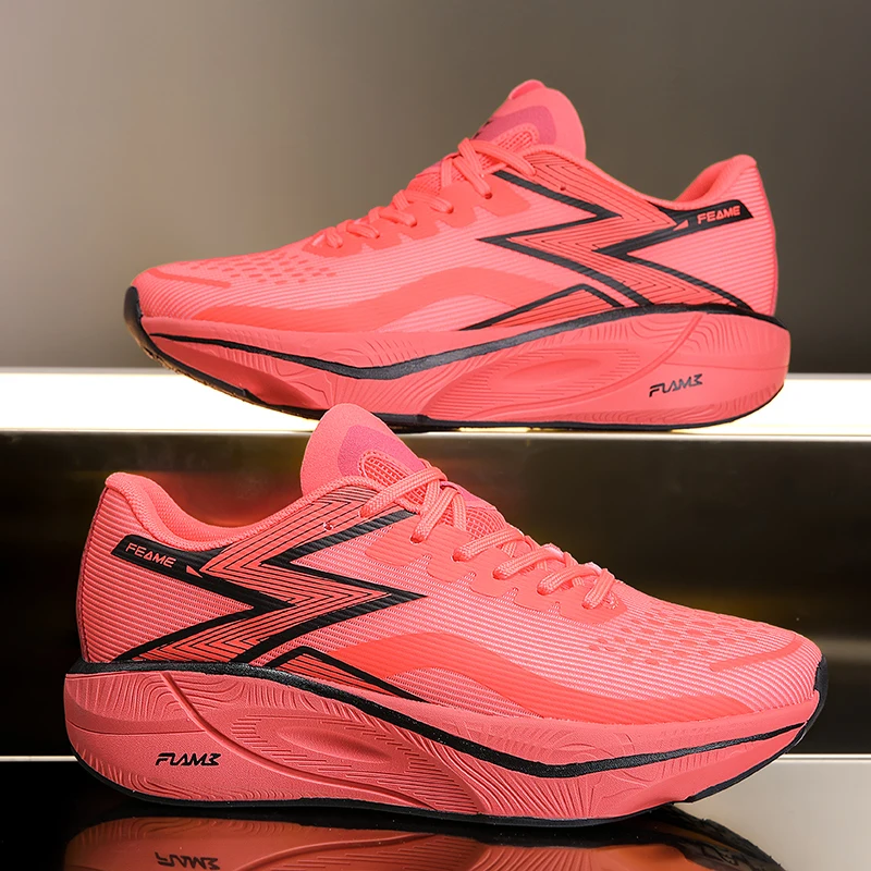 Men's Casual and Comfortable Solid Color Wear-Resistant Jogging Shoes, Breathable and Easy-To-Wear Sports Shoes with Adjustable Shoelaces, Non-Slip and Comfortable for Outdoor Exercise