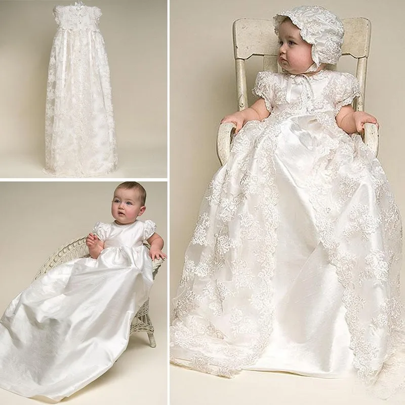 Ensemble de robe vintage en dentelle pour bébé fille, robe de baptême, robe de fête d'anniversaire, robe de mariage, robe de baptême pour bébé, ensemble de robes héritière décroissante pour les mains