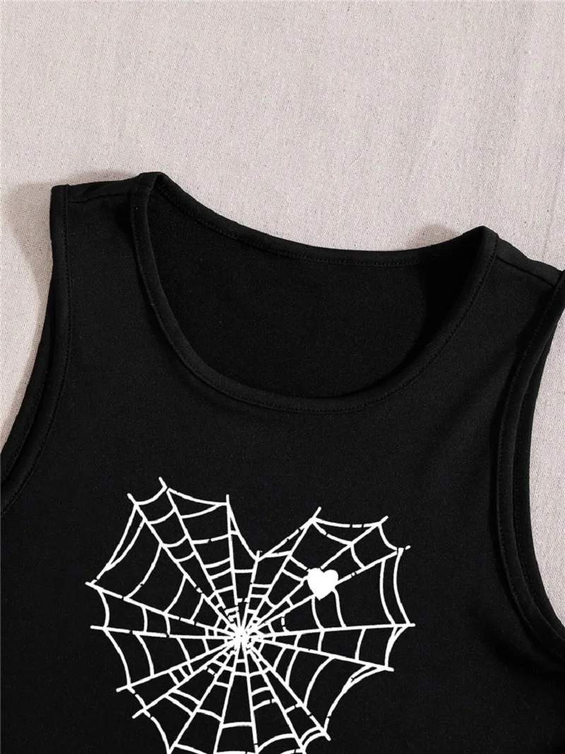 2022 Gothic fairy grunge Sleeveless Vests Tank Top Summer Crop Top Aesthetic clothing y2k clothes Streetwear harajuku t-shirts