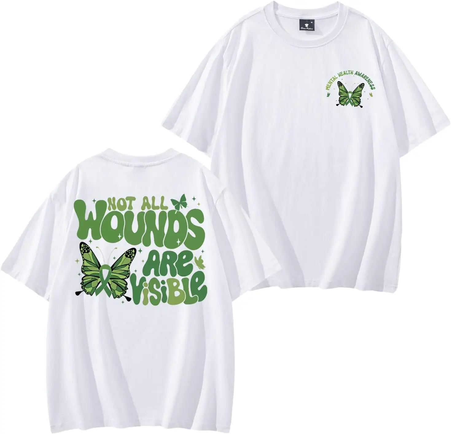 Не все раны видимы в рубашке, не все раны у женщин видимы футболка для психического здоровья