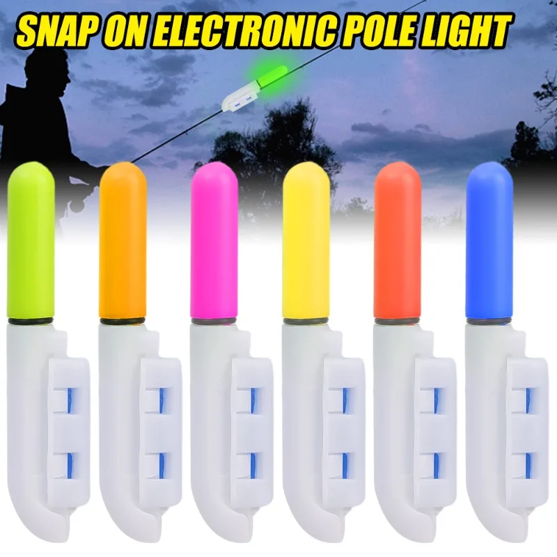 1/5pcs Night Fishing Electronic Rod LED Light Stick Waterproof