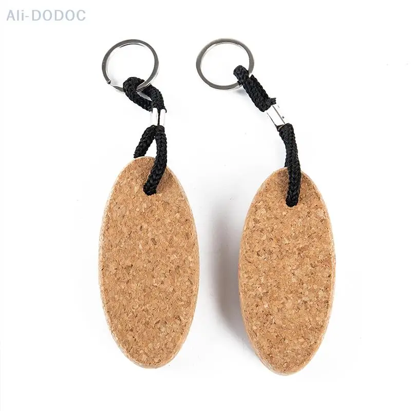 1Pc Cork Ball Keychain Floating Buoy Holder for Water Sports Beach Rowing Boats
