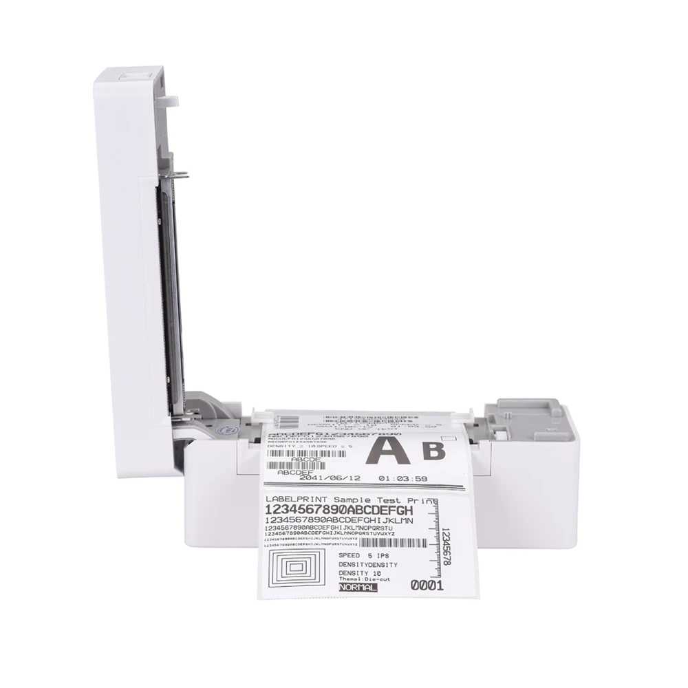 휴대용 4인치 감열 배송 바코드 라벨 프린터 110mm USB 블루투스 스티커 프린터 기계 100 X 150mm