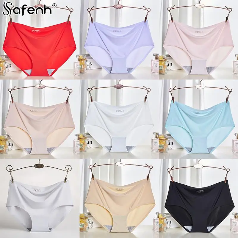 Seamless Underwear Women Solid Colors