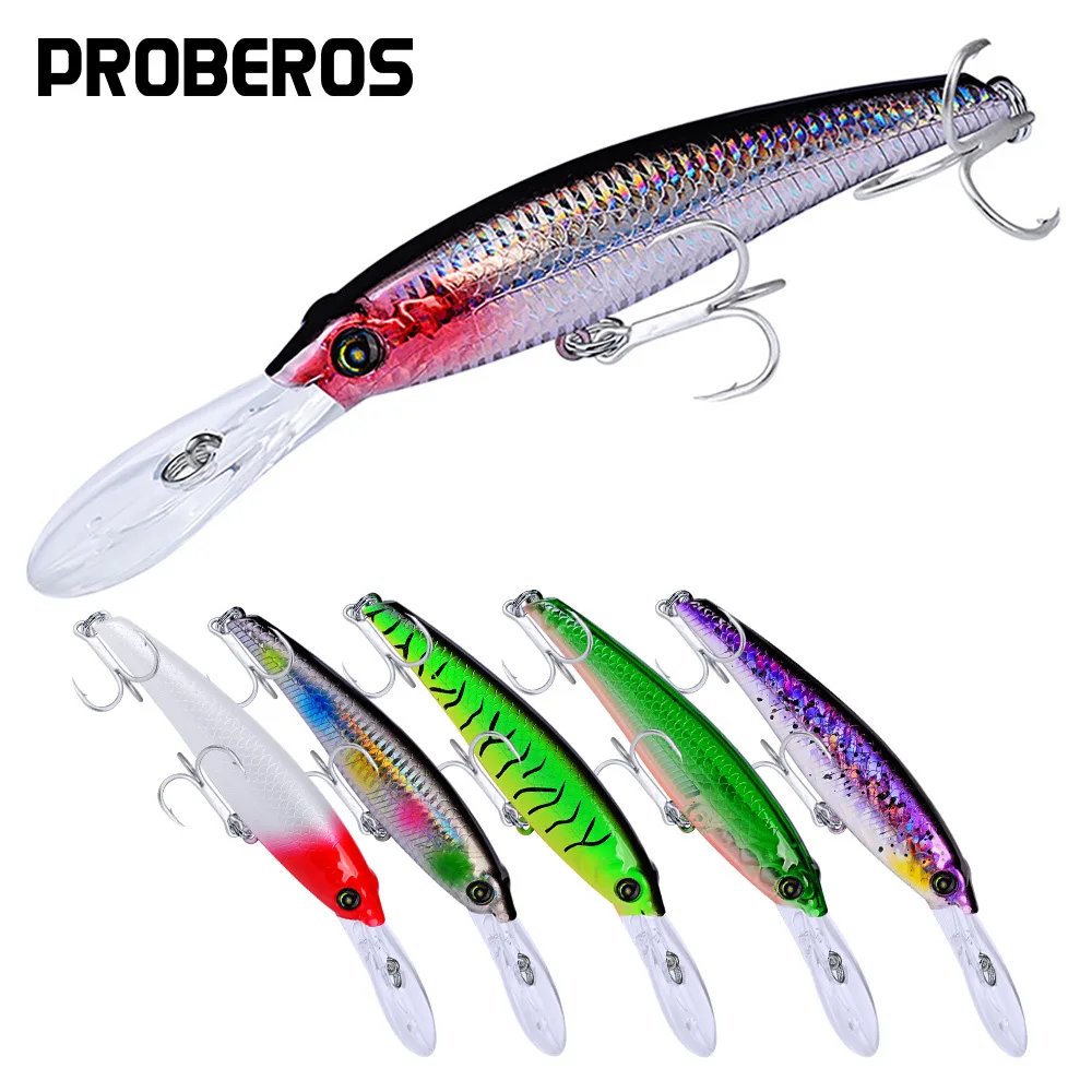 Plastic Fishing Lure Tackle  Pro Beros Hard Fishing Bait