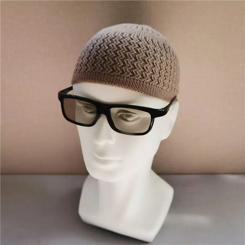 Cappello Musulmano Da Preghiera Uomo – Unisex In Cotone E Poliestere – Colori Solid: Nero, Bianco, Blu, Grigio, Kaki