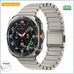 Luxury Stainless Steel and Titanium Magnetic Loop Wristband - Galaxy Watch Ultra (Ti--Titanium alloy)