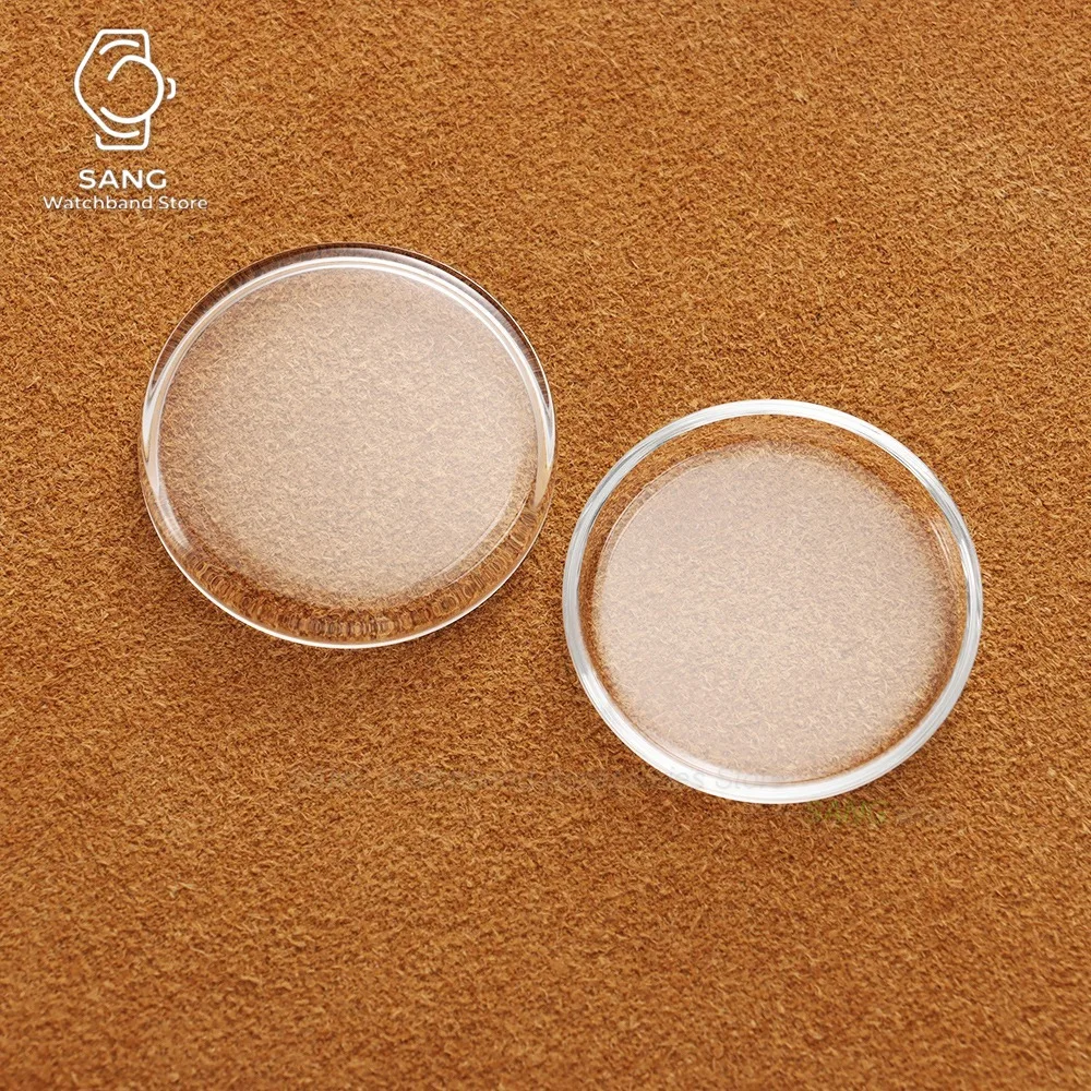 High-Quality Transparent Glass Watch Mirror - Clear Coated Repair Accessory