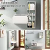 Floating Wall Mounted Desk Laptop Storage Shelves Folding Drop Leaf Table. Ideal Home Office Bookcase TV Stand Bathroom Cabinet 4