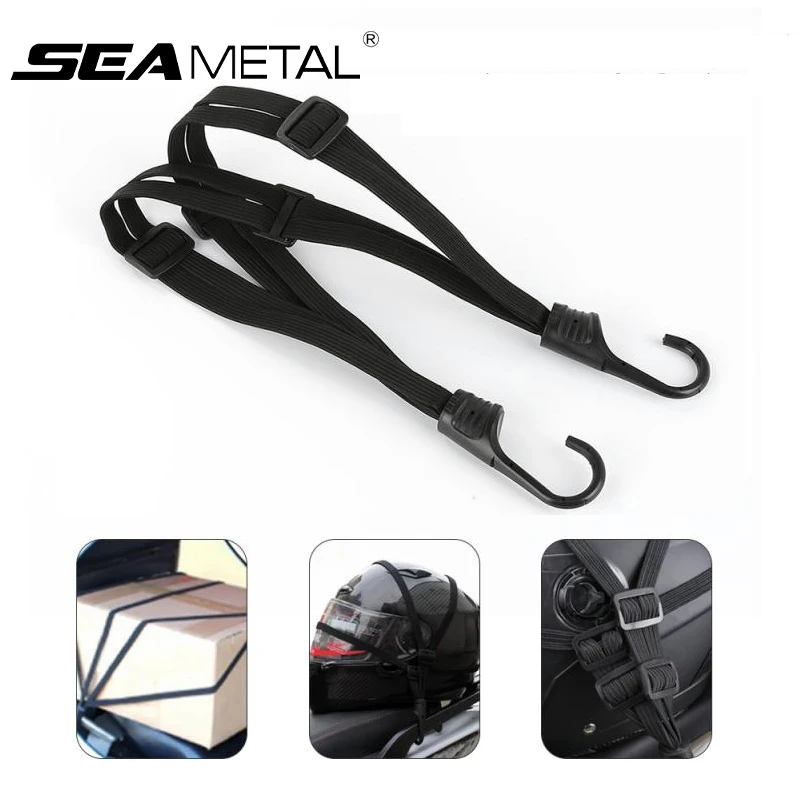 Motorcycle Helmet Strap Motorcycle Elastic Rope Fixed Strap Adjustment Fix Rope 60cm/90cm