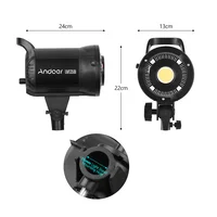 Andoer LM135Bi Portable LED Photography Fill Light 135W Studio Video Light 3000K-5600K Dimmable Bowens Mount Continuous Light 2