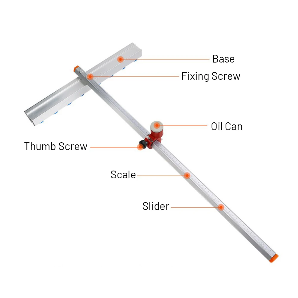 60Cm Tegel Duwmes Professionele Tegel Glazen Roller Dajustable Spiegel Keramische Snijgereedschappen Voor Glazen Tegelspiegel