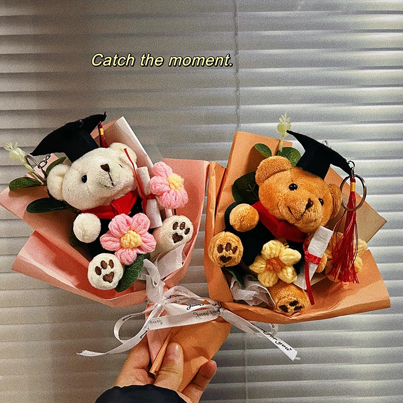 EMPAQUETER BOUQUET D'OURS De Remise Des Diplômes Ornement Graduation