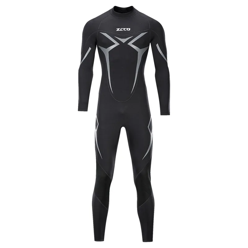 Men Wetsuit 3mm Premium Neoprene Thickening Full Sleeve Dive Skin for Spearfishing Snorkeling Surfing Canoeing Scuba Diving Suit 5