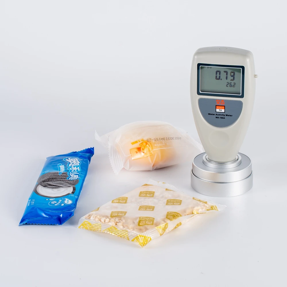

WA-160A Portable water Activity Meter 0~1.0aw Food Bread Fruits and Vegetables Moisture Activity Tester with RS232C software