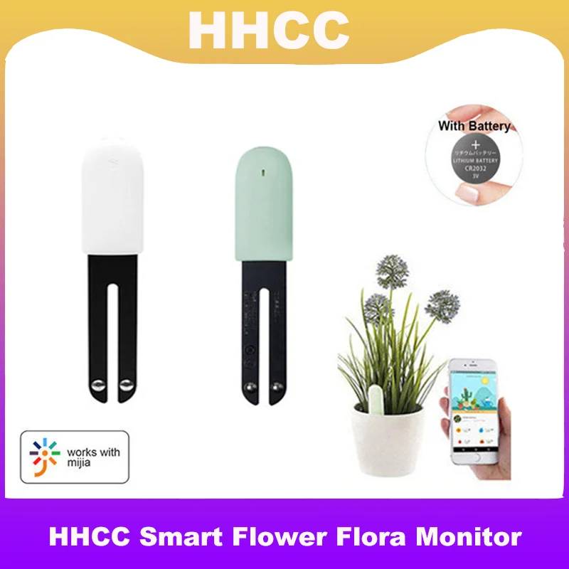 

HHCC Flora Monitor Garden Care Plant Grass Soil Water Fertility Smart Tester Sensor Flower Garden Detector For Xiaomi Mijia