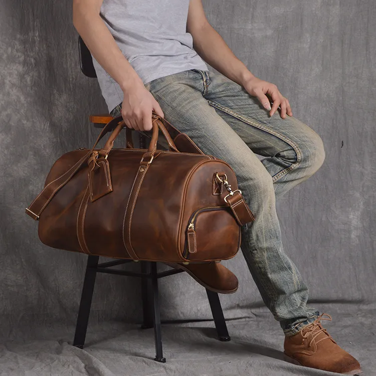 Unisex Beautiful Leather Travel Bag