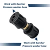 High Pressure Quick-Fitting for Gun and Power Washer Hose Extension Connector Compatible Karcher Hose to M22 14mm Female Fitting 4
